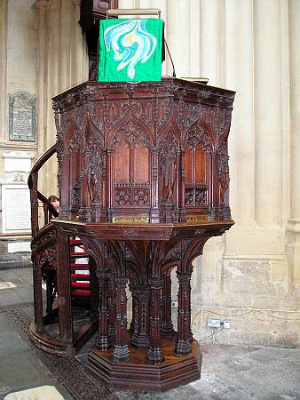 Bath Abbey - The Pulpit